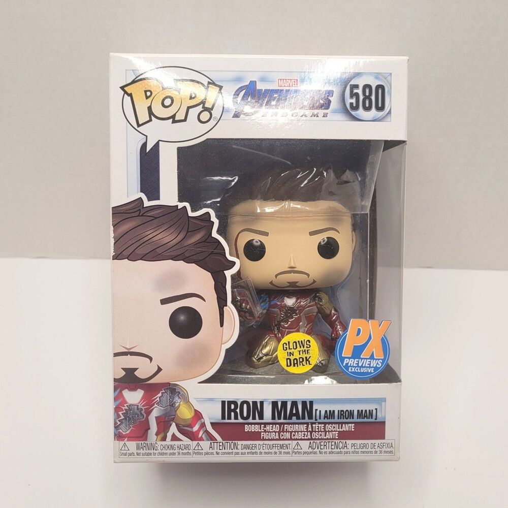 Funko Pop Avengers Endgame Iron Man #580 PX GITD